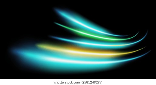 Abstract design vector illustration beautiful light speed line background