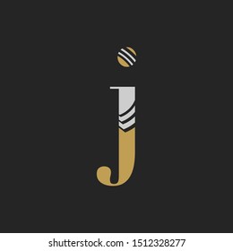 Abstract Design Vintage letter j logo icon. Creative Vector Design Logo icon for business, initial or brand identity.
