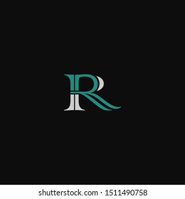 Abstract Design Vintage letter R logo icon. Creative Vector Design Letter R Logo icon for business, initial, brand identity