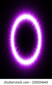 abstract design of violet magic portal gate (in and out lines.vector version)