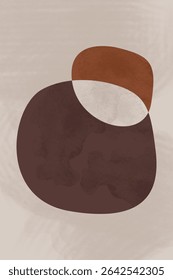 Abstract design wall art decor. Abstract beige design wall art