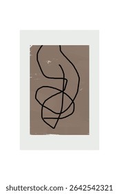 Abstract design wall art decor. Abstract beige design wall art