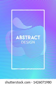 Abstract design wallpaper background social media post flat liquid fluid vector illustration