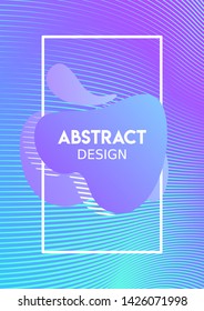 Abstract design wallpaper background social media post flat liquid fluid vector illustration