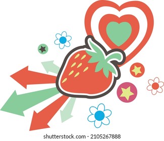 Abstract design for wallpaper print, party stickers, and kids room decoration 