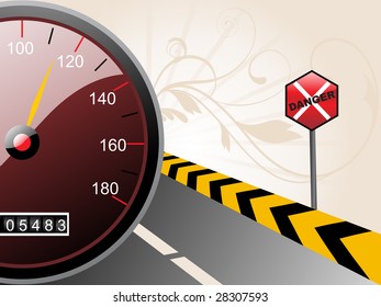 diseño abstracto con ilustración de reloj, fondo de rayos
