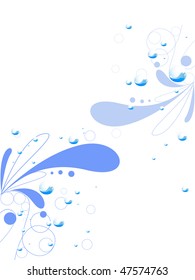abstract design with water drops