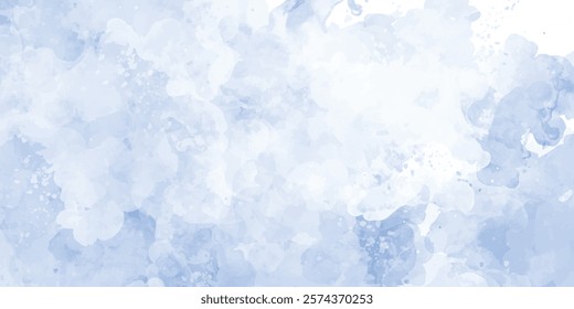 Abstract design watercolor picture painting illustration background
 blue water color paper texture background.