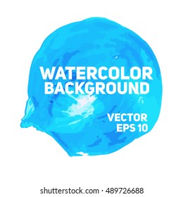 abstract design Watercolor vector circle