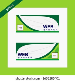 plantilla de banner web de diseño abstracto. Diseño moderno de plantilla para web.Vector
