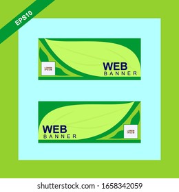 plantilla de banner web de diseño abstracto. Diseño moderno de plantilla para web.Vector