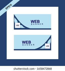 abstrakte Design-Web-Banner-Vorlage. Modernes Template-Design für web.Vektorillustration