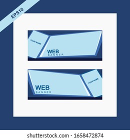abstract design web banner template. Modern template design for web.Vector