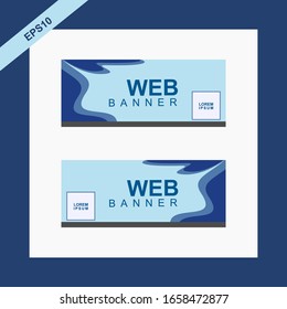 abstract design web banner template. Modern template design for web.Vector
