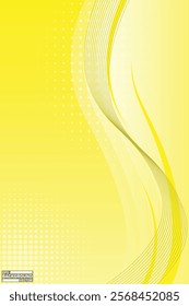Abstract design yellow background illustration