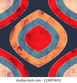 Abstract designed pattern, vintage retro grunge  style.