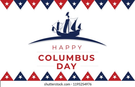 Abstract designs for columbus day .