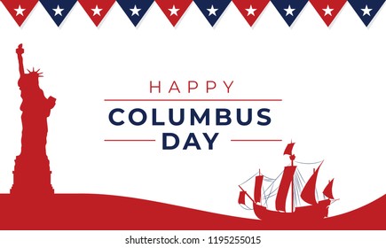Abstract designs for columbus day .