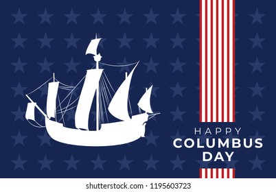 Abstract designs for columbus day.