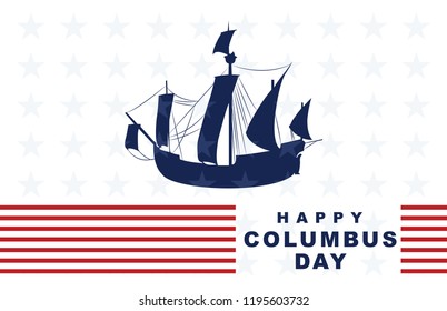 Abstract designs for columbus day.