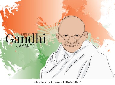 Abstract designs for gandhi jayanti.