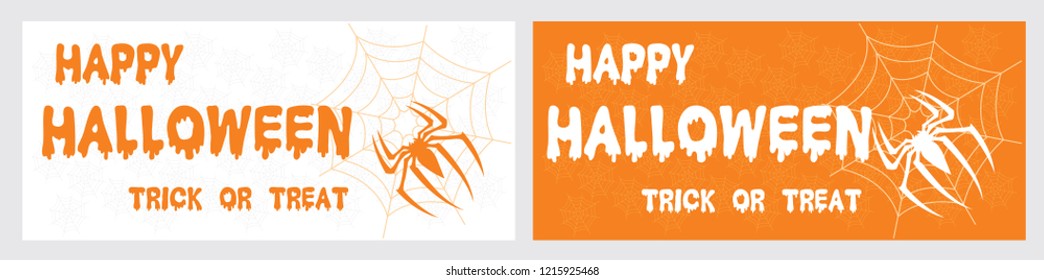 Abstract designs for Happy Halloween.
