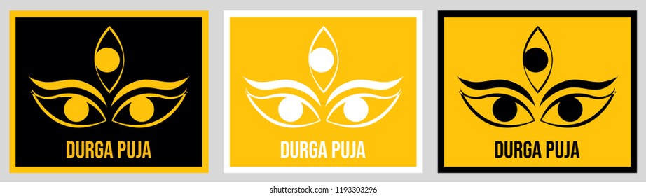 Abstract designs for Navratri, Durga puja.