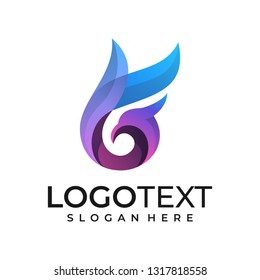 Abstract designs Phoenix illustration vector template. Suitable for Creative Industry, Multimedia, entertainment, Educations, Shop, and any related business