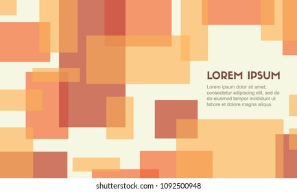 Abstract Desing Background Color Orange