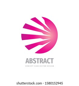 Abstract development business - concept logo design. Modern technology sign. Progress strategy symbol. 