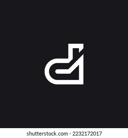 Resumen de la DG, GD, D, G Letras Logotipo Vector de iconos basado en el monograma inicial.
