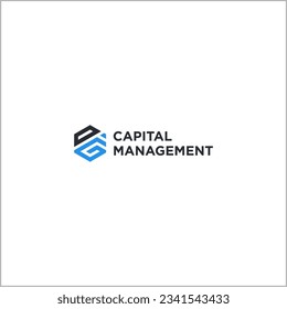 Abstract DG initial logo design, DG monogram logo polygon