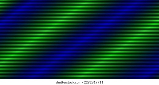 Abstract diadonal laser striped lined horizontal glowing background. Scan screen. Technological futuristic neon background with stripes. Vector illustration