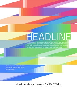 Abstract diagonal background colorful lines