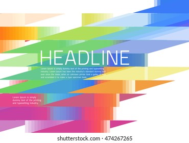Abstract diagonal background colorful lines