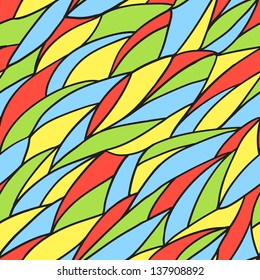 Abstract diagonal background. Colorful seamless pattern