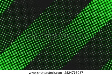 abstract diagonal background with green color with halftone pattern texture design	