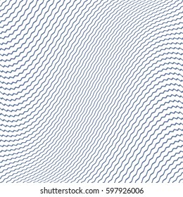 Abstract diagonal background. Zigzag lines texture. Vector art.