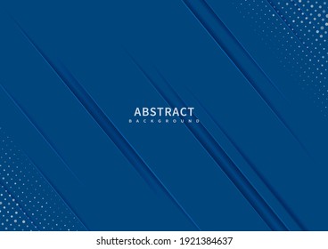 Abstract diagonal blue background. You can use for ad, poster, template, business presentation. Vector illustration