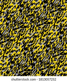 Resumen Diagonal Camuflaje Leopardo Quetah Formas De Piel Animal Cepa Geométrica Cepa De Cepillo Sin Marea Patrón Vector Aislado Fondo