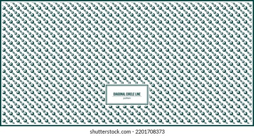 abstract diagonal circle line pattern