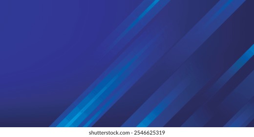 Abstrakte diagonale geometrische Linien auf blauem Hintergrund. Zukunftskonzept Digitaltechnik. Anzug für Business, Website, Corporate, Poster, Präsentation, Cover, Flyer, Broschüre, Banner