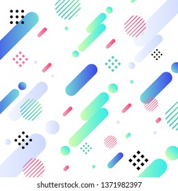 Abstract diagonal geometric pattern design bright color and background. You can use for modern cover design, template, decorated, brochure, flyer, poster, banner web. Vector illustration
