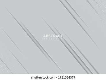Abstract diagonal gray background. You can use for ad, poster, template, business presentation. Vector illustration