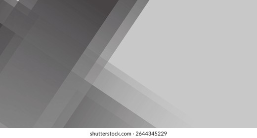Abstract diagonal grey an black gradient lines background. Abstract silver stripes wallpaper modern design gradient background vector illustration