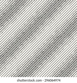 Abstract diagonal irregular  striped textured seamless pattern.