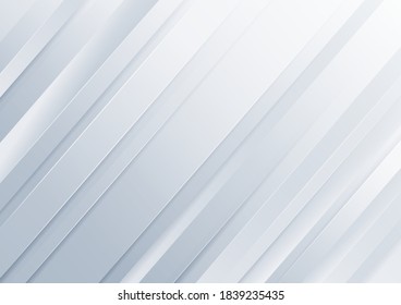 Abstract diagonal  light grey silver background. Technology concept. You can use for template brochure design. poster, banner web, flyer, etc. Vector illustration