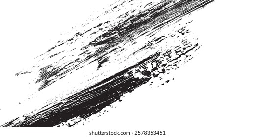 Abstract Diagonal Line Grunge Texture In White Background