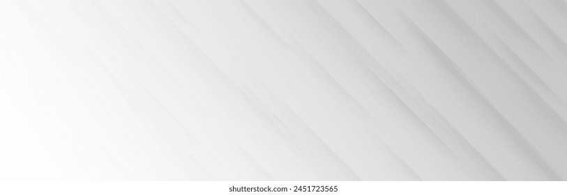 abstract diagonal line pattern white banner design vector