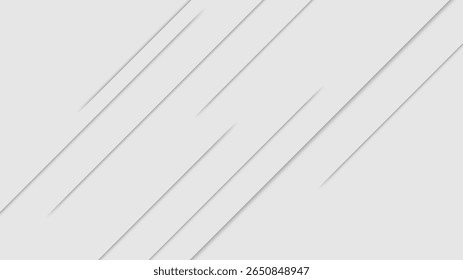 Abstract Diagonal Lines Background in Light Gray